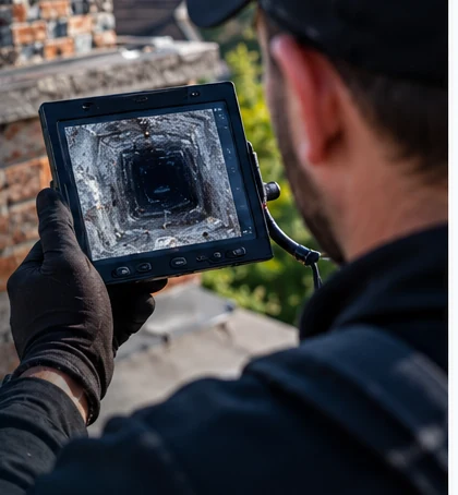 Inspection professionnelle de cheminée